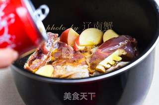 苹果可乐煮鸡腿的做法步骤:4