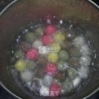 多彩汤圆的做法步骤:9