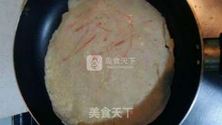香甜胡萝卜鸡蛋饼的做法步骤:7