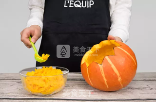 南瓜牛奶羹的做法步骤:3