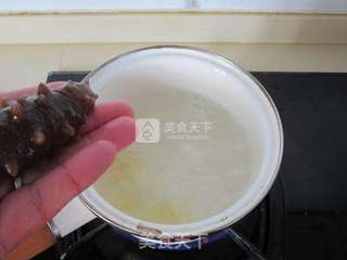 海参小米粥的做法步骤:5