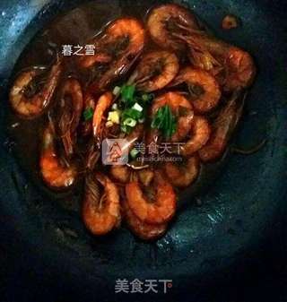 红烧大虾的做法步骤:7