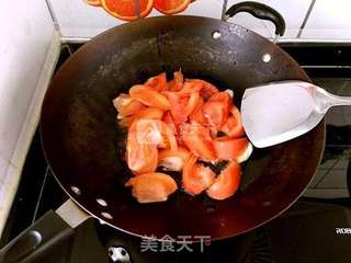 家常番茄鸡蛋面的做法步骤:4