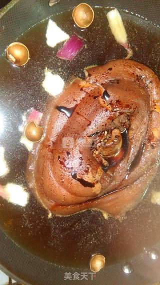 红烧肘子养颜的做法步骤:6