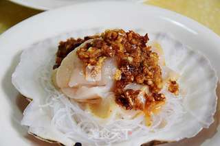 比手掌还大的扇贝【蒜蓉粉丝蒸虾夷贝】的做法步骤:10