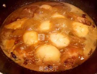 红烧鸡翅炖蛋的做法步骤:16