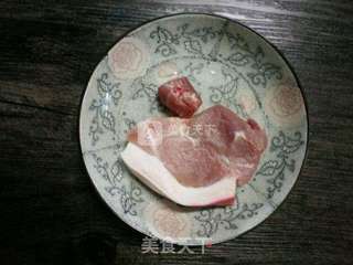 蒜苔炒肉的做法步骤：2