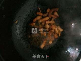 蒜苔炒肉的做法步骤:7