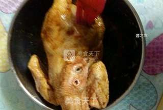 蜜汁烤鸡的做法步骤:4