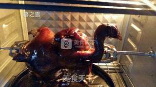 蜜汁烤鸡的做法步骤:8