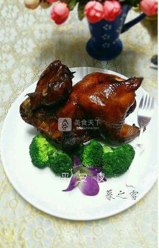 蜜汁烤鸡的做法步骤:9