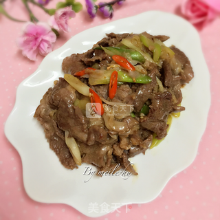 大葱爆羊肉的做法步骤:14