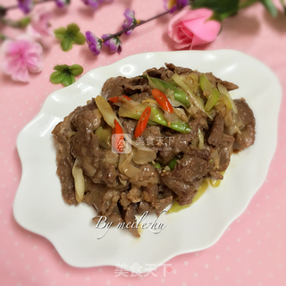 大葱爆羊肉的做法步骤:12