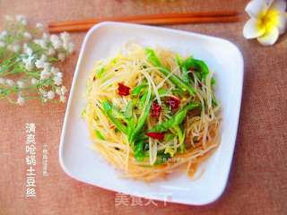 清爽炝锅土豆丝的做法步骤:8