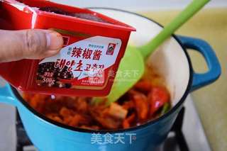 韩流里的暖锅【辣白菜豆腐汤】的做法步骤:5