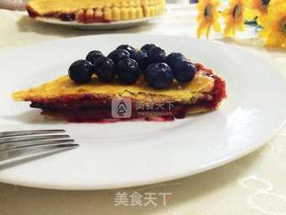 蓝莓派的做法步骤:14