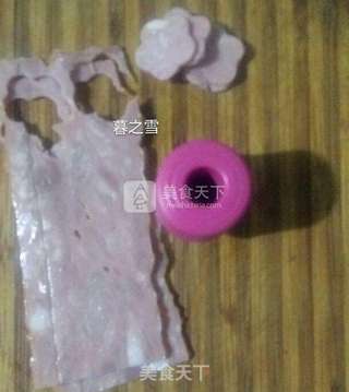 西蓝花培根炒饭的做法步骤:2