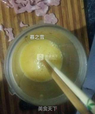 西蓝花培根炒饭的做法步骤:3