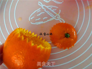 香橙蒸蛋的做法步骤:3