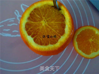 香橙蒸蛋的做法步骤:2