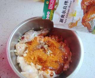 新奥尔良烤鸡翅的做法步骤：5