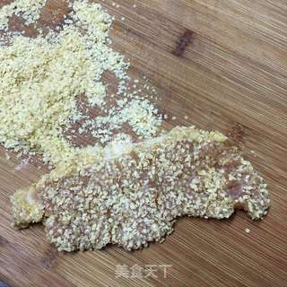 无油版炸猪扒的做法步骤:5
