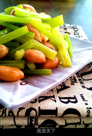 芹菜花生米的做法步骤:10
