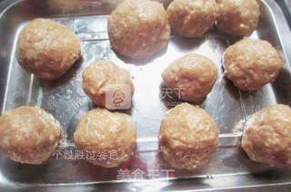 鹌鹑肉圆的做法步骤：6