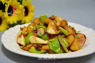 麻辣茭白杏鲍菇的做法步骤:9