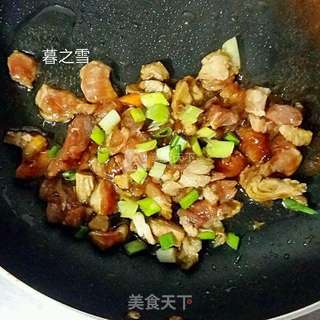 香菇肉酱面的做法步骤:4