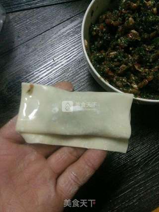 荠菜猪肉馄饨的做法步骤:14