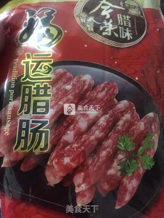 广式腊肠煲仔饭的做法步骤：2