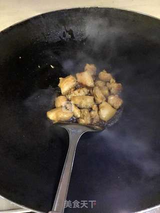 客家咸菜焖猪肉的做法步骤:4