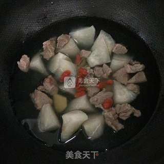 羊肉白萝卜汤的做法步骤：12