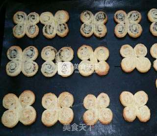 坚果蝴蝶酥的做法步骤:7