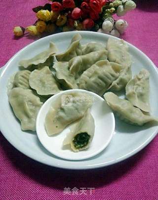 荠菜猪肉馅水饺的做法步骤:27