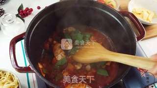 芝士番茄意面一厨作铸铁锅版的做法步骤:5