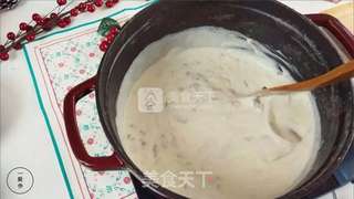 奶油蘑菇浓汤一厨作铸铁锅版的做法步骤:5