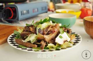 牛排沙拉一厨作铸铁锅版的做法步骤:7