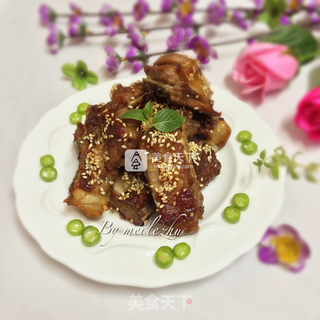 黑椒蒜蓉烤排骨的做法步骤:7