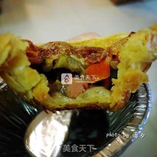 蛋挞牌小披萨的做法步骤:18