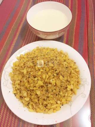 香炒黄豆沫的做法步骤:5
