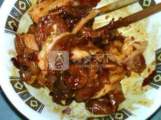 柚皮粉蒸肉的做法步骤:13