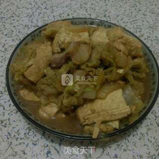 白菜炖豆腐的做法步骤：7