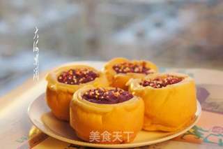 麦片紫薯蛋糕盅的做法步骤:11