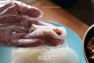 白萝卜猪肉卷的做法步骤:6