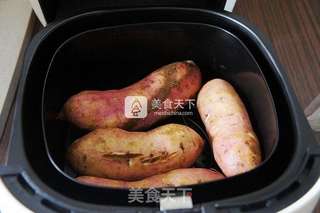 香烤地瓜的做法步骤:3