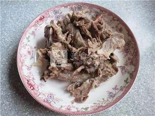 葱白拌羊脸的做法步骤:7