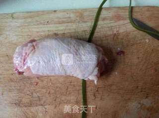 养身山珍鸡腿卷的做法步骤:7