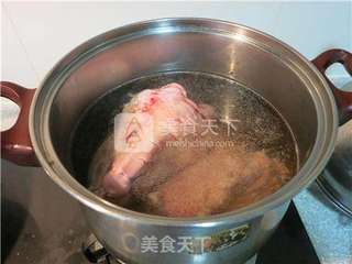 葱白拌羊脸的做法步骤:2